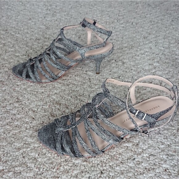 Loeffler Randall Black & white Strappy Sandals size 7.5 - Picture 2 of 12